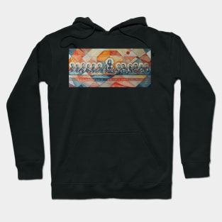 Jesus Christ and disciples at Last supper Hoodie